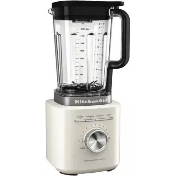 KitchenAid 5KSB2073EPL Pure Power Blender, Porcelain White, 1.5 Peak HP, 1.6L Glass Jar