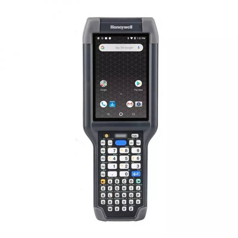Honeywell CK65 Rugged Mobile Computer - Android 8.1 (Oreo) - 4 collu displejs - 4GB RAM - 32GB Flash - 1D/2D svītrkodu skeneris - 7000 mAh akumulators - Melns