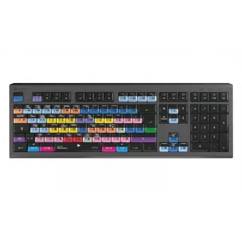 Logickeyboard Avid Media Composer Astra 2 Pro DE Mac rediģēšanas tastatūra (vācu izkārtojums, fona apgaismojums, USB)