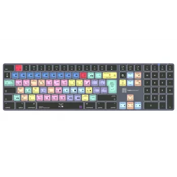 LogicKeyboard Adobe Premiere Pro CC Titan FR (Mac) - franču AZERTY izkārtojums, fona apgaismojums, vadu USB tastatūra