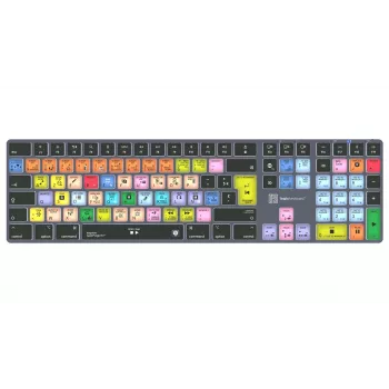 LogicKeyboard Apple Logic Pro X2 Titan FR (Mac) - French AZERTY vadu apgaismota tastatūra