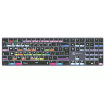 Logickeyboard FL Studio TITAN Keyboard for Mac - USB Wired - Black with Color-Coded Keys