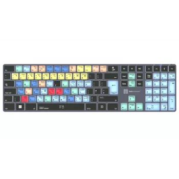 Logickeyboard Steinberg Cubase/Nuendo Titan UK PC Wired USB Keyboard with Backlight