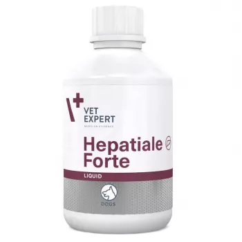 VetExpert Hepatiale Forte Liquid 250ml - Aknu atbalsta papildbarība suņiem un kaķiem