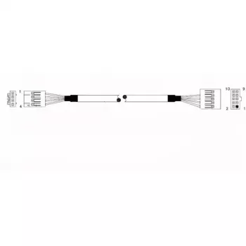 Supermicro CBL-0341L Internal USB 2.0 Cable - 70 cm - Motherboard 10-pin to 2x USB-A Female