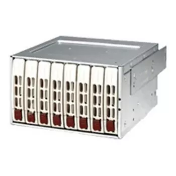 Supermicro CSE-M28E1 Mobile Rack (Beige) - 2-Bay 2.5 collu SAS/SATA HDD/SSD korpuss ar ventilatoru 5.25 collu nodalījumam