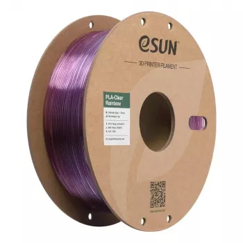 eSUN PLA Clear Filament 1.75mm, purpursarkans, 1kg