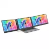 BLACKVIEW DCM8 Pro Dual 15.3 collu portatīvais IPS monitors, 2x Full HD, 60Hz, USB-C, Mini HDMI, iebūvēti skaļruņi, HDR10, salokāms