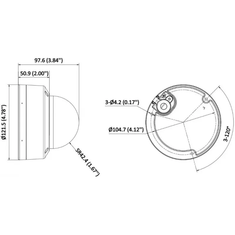 Hikvision DS-2CD1743G2-LIZSU 4MP āra kupola IP kamera ar motorizētu varifokālo objektīvu, AcuSense, 120dB WDR, IP67, IK10, 2.8-12mm