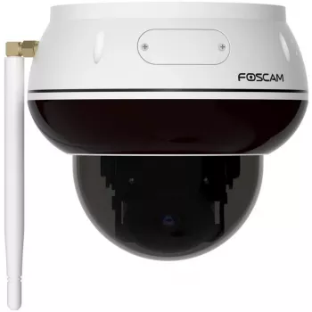 Foscam D8T-W White 4K 8MP āra Wi-Fi 6 PTZ kupola IP drošības kamera ar AI noteikšanu, IK10 vandālizturība, IP66 laikapstākļu izturība