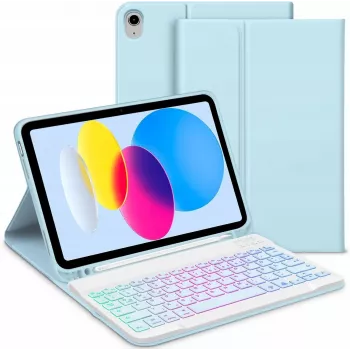 Inateck Keyboard Ace Touch iPad 11/10.9 QWERTZ RGB White