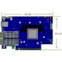 Nvidia BlueField-3 B3220L E-Series FHHL SuperNIC datu apstrādes vienība