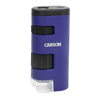 Carson Pocket Micro MM-450 portatīvais saliktais mikroskops 60x-120x LED melns
