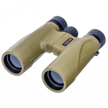 Carson Stinger 12x32 Roof Prism Binoculars BK-7 FMC Beige/Black