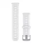 Garmin QuickFit 20mm Silikona Siksniņa Stone White / Clear Blue (010-11251-B7)