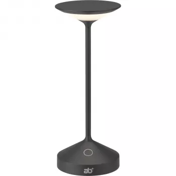 ab+ by Abert Tempo Mini portatīvā galda lampa, ogles krāsa
