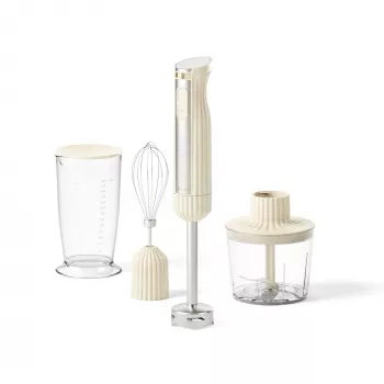 Guzzini Sous Chef iegremdējamais blenderis ar piederumiem, krēmkrāsas (14840004)