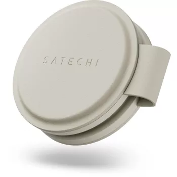 Satechi OntheGo 2-in-1 Wireless Charger with Qi2, 15W, Sand