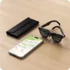 Satechi Vegan-Leather FindAll brilles maciņš melns