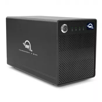 OWC ThunderBay 4 Mini 8TB 4-Bay RAID Enclosure Thunderbolt 3 Black