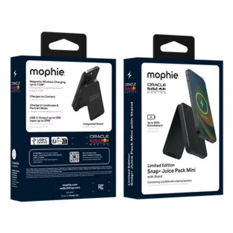 Mophie Snap+ Mini Stand 5000mAh Powerbank Melns