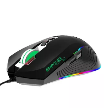 INCA Cian RGB 7200 DPI Professional Gaming Mouse ar Makro Taustiņiem