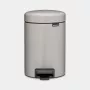 Brabantia NewIcon Pedālais atkritumu spainis 3 L Soft Grey (25 21 81)