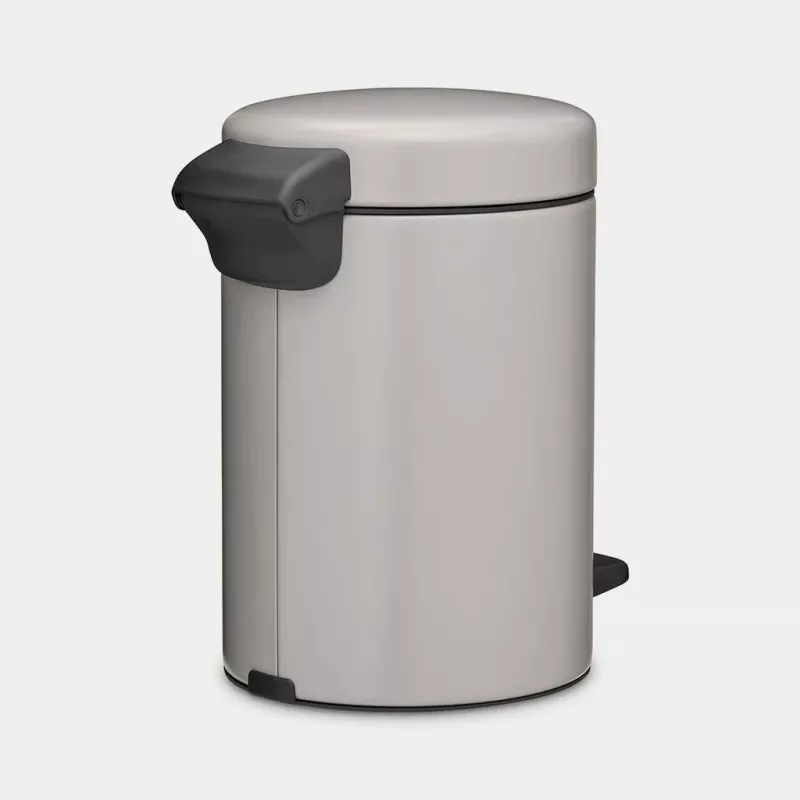 Brabantia NewIcon Pedālais atkritumu spainis 3 L Soft Grey (25 21 81)
