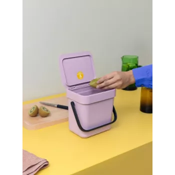 Brabantia Sort & Go atkritumu tvertne ceriņu rozā 3 L