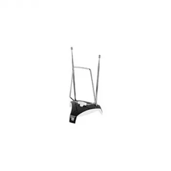 One for All SV-9305 Iekštelpu DVB-T/DVB-T2/DAB/DAB+ Aktīvā pastiprinātā antena - Cilpas dubultdipoli - Melna