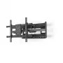 One for All WM 4663 TV sienas stiprinājums 100 Solid Turn 120 XL, pilnas kustības, 32-84 collas, 50 kg, VESA 100x100 līdz 600x400, melns