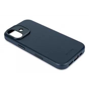 Decoded Leather Backcover for iPhone 17 with MagSafe - Navy Shadow