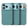 Decoded AntiMicrobial Silicone Back Cover for iPhone 17 Pro with MagSafe - Retro Blue