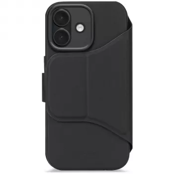 Decoded Textured Silicone Detachable Wallet for iPhone 17, MagSafe Compatible, Phantom Black