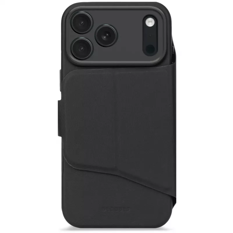 Decoded Textured Silicone Detachable Wallet for iPhone 17 Pro with MagSafe - Phantom Black