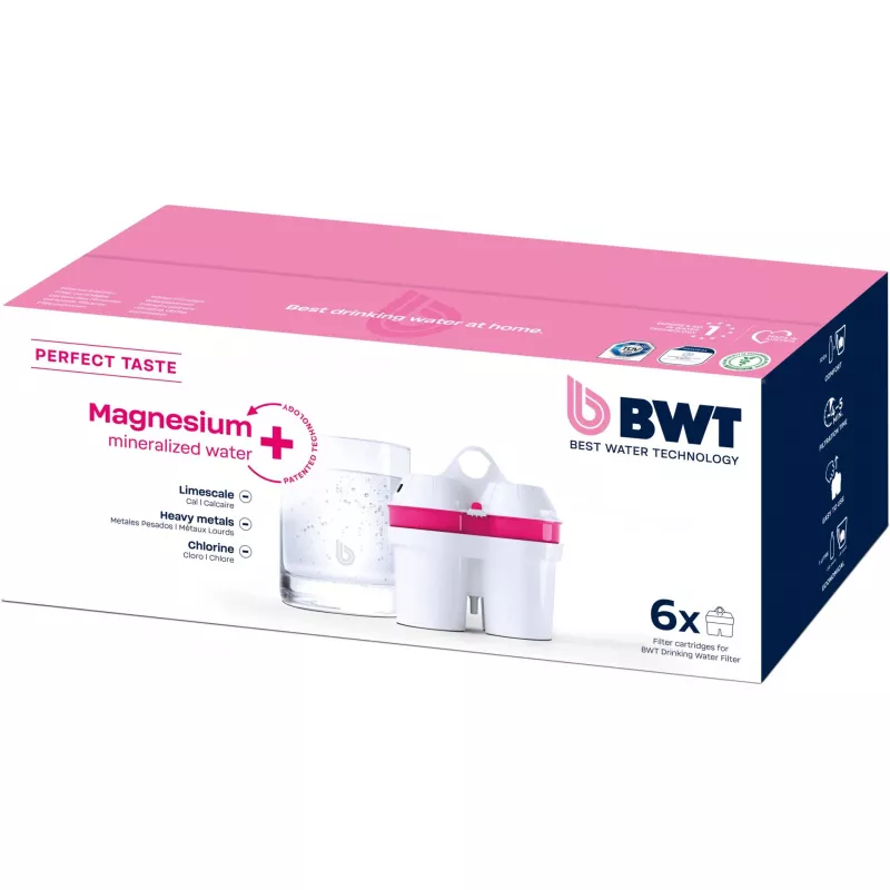 BWT 125681749 Magnija mineralizēta ūdens filtra kasetne, 6 iepakojums