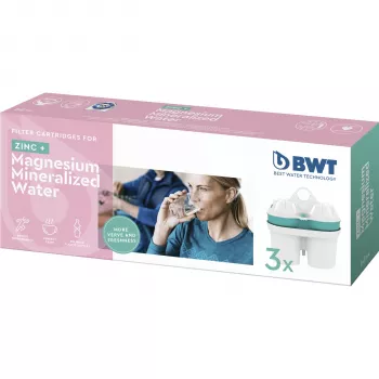 BWT 814453 3-Pack Ūdens Filtra Kasetne ar Magnija Bagātināšanu