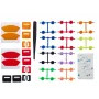 Asetek SimSports Colour Kit Forte pedāļiem - bremžu elastomēri un droseles atsperes