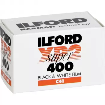 Ilford XP2 Super 135/36 Melnbaltā filma (35mm, 36 ekspozīcijas, ISO 400)