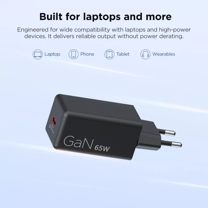 Lenovo 65W Mini USB-C GaN Lādētājs