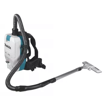 Makita VC008GZ09 40V XGT Bezvada mugursomas putekļsūcējs - 180 mbar maksimālā sūkšana, 2,0L putekļu maiss, HEPA filtrs, tikai instruments