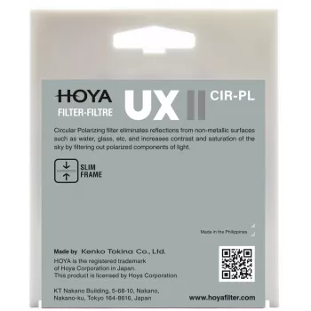 Hoya UX II CIR-PL 72mm Circular Polarizer Filter