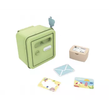 SMOBY Mailbox Life - Sienas pastkaste, antracīta krāsa, cinkots tērauds, cilindru slēdzene, 2 atslēgas