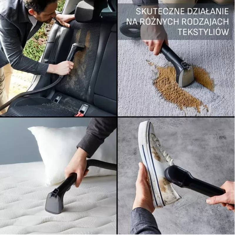 Tefal Clean It IZ5020 paklāju un mīksto mēbeļu mazgāšanas putekļsūcējs traipiem, 750 W, 13 500 Pa sūkšanas jauda, 2,3 l tīrā un 1,5 l netīrā ūdens tvertnes, Auto Clean