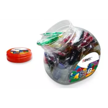 EMTEC ECMMD16GC410JAR80 16 GB USB 2.0 zibatmiņa (dažādas krāsas) - 80 iepakojums