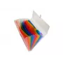 Exacompta Crystal Expanding File - 13 Compartments - A4 - Clear Transparent