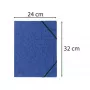 Exacompta Colorspan Elasticated Folder A4 Blue 355 g/m²