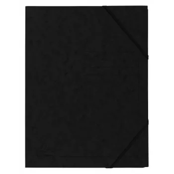 Exacompta Colorspan Expanding File A4 Black 355g without Flaps