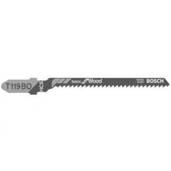 BOSCH T119BO finierzāģa asmeņi saplāksnim, 100 gab.