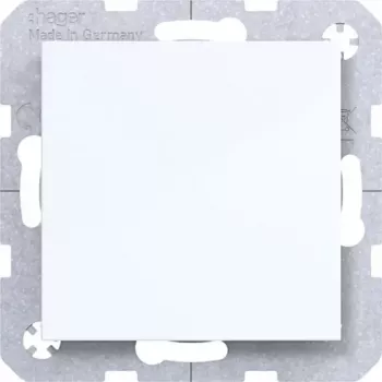 Hager Aklais vāks ar centrālo daļu WAF1001WG (Polar White, Glossy)